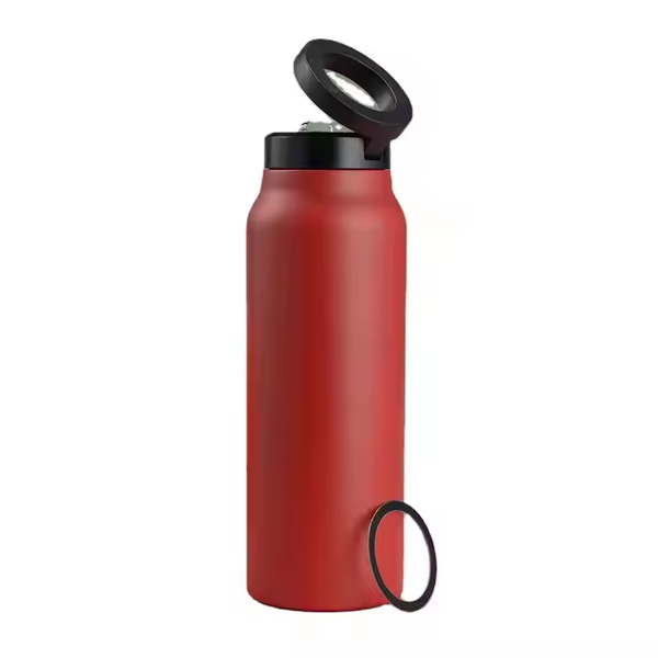iDock 2024 750ml Multi-function Portable Water Bottle with Magnetic Phone Holder for Desk Outdoor and Indoor Use