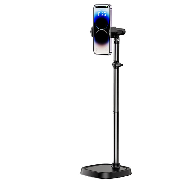 iDock 2025 Portable Adjustable Phone Holder Desktop Live Streaming Dual Arm Foldable Phone Stand