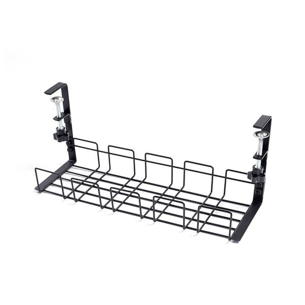 iDock Portable Wrought Iron Desktop Wire Storage and Sorting Shelf Desk Side Storage Shelf Hanging Wire Shelf