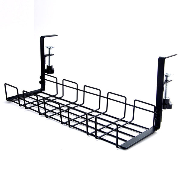 iDock Portable Wrought Iron Desktop Wire Storage and Sorting Shelf Desk Side Storage Shelf Hanging Wire Shelf