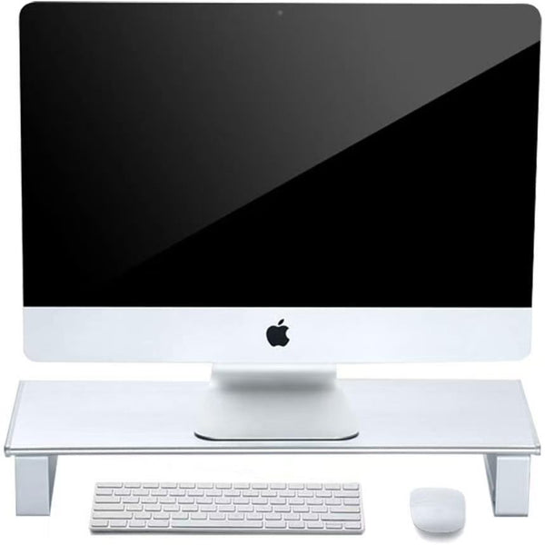iDock Aluminum Alloy Desk Monitor Stand with 3.0 USB HUB Wireless Charging Monitor Holder
