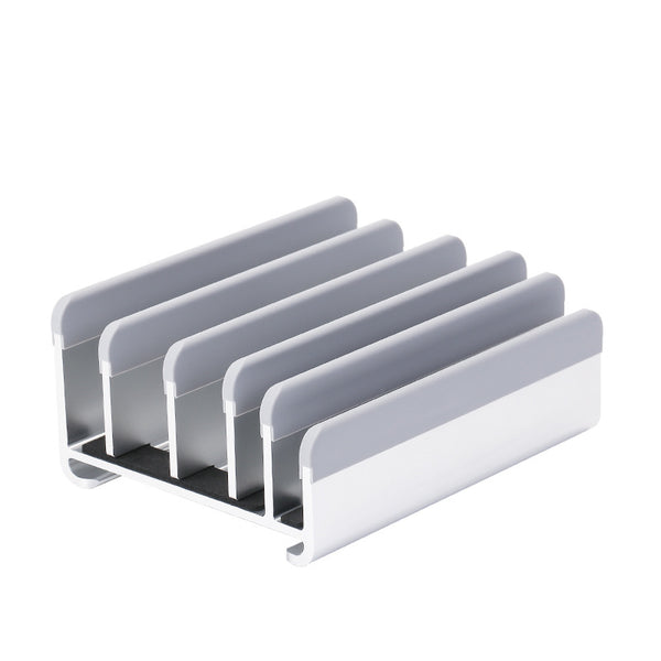 iDock New Multi-Slot Vertical Stand for Laptops and Tablets with Manual Adjustment and Aluminum Alloy Design