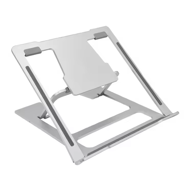 iDock Hot Sell Ergonomic Ventilated Aluminum 6 Level Adjustable Portable Laptop Riser Stand
