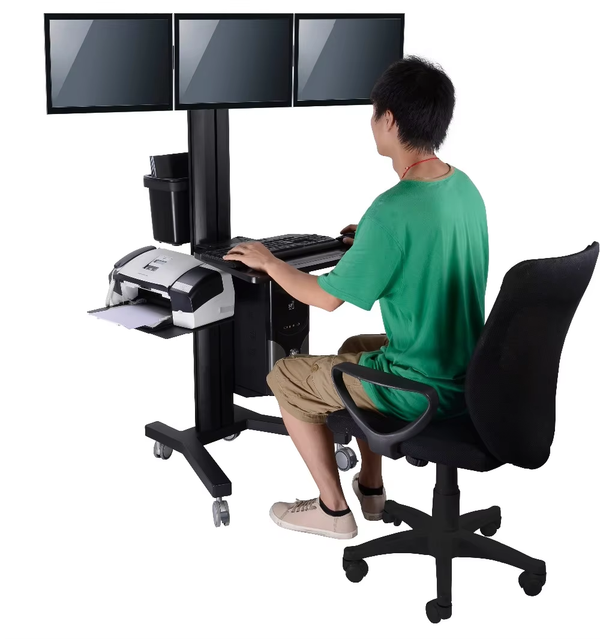 iDock Top Grade Professional Multi-function Laptop Adjustable Medical Computer Cart